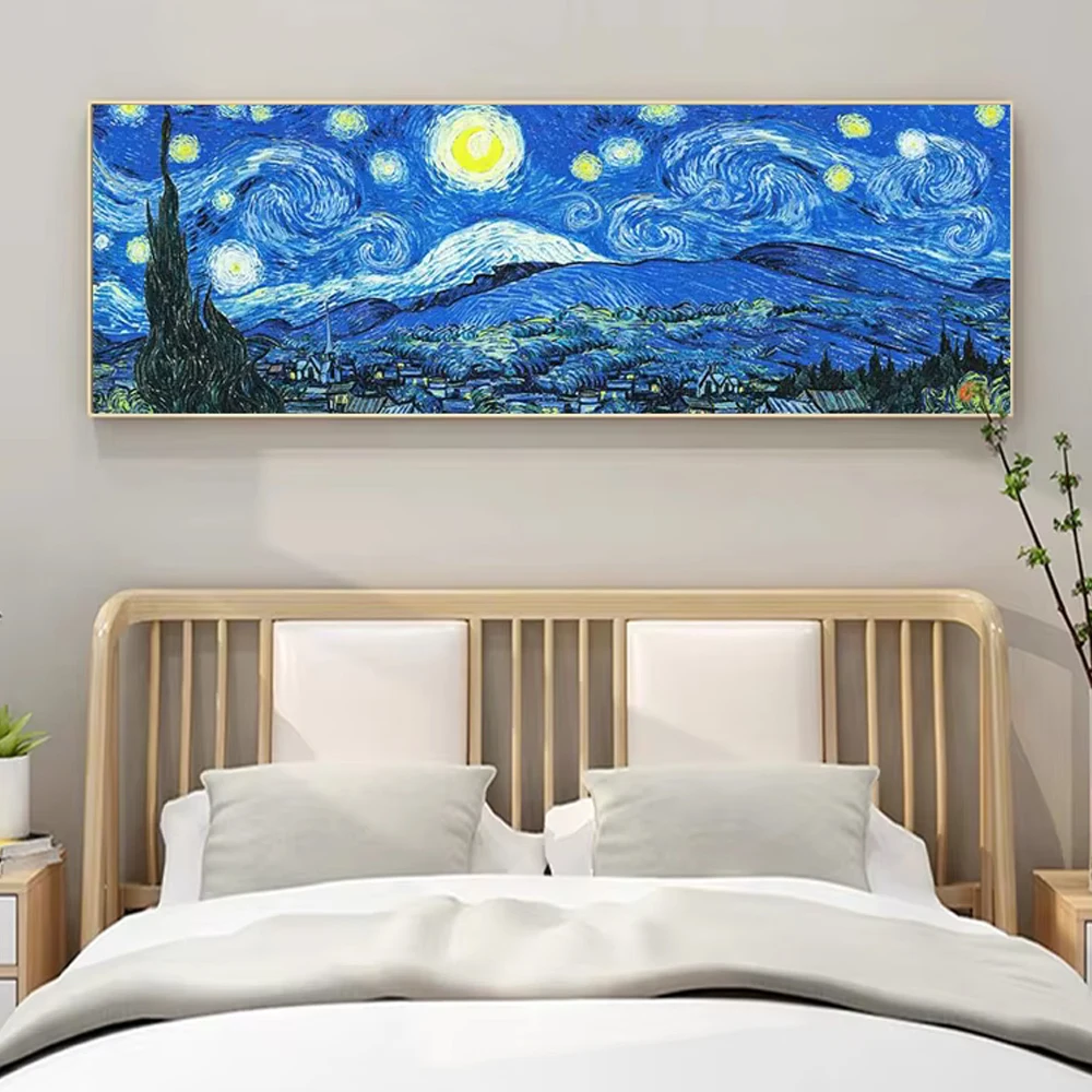 Van Gogh's Starry Sky 5D Diamond Art Kit - Impressionist Home Decor