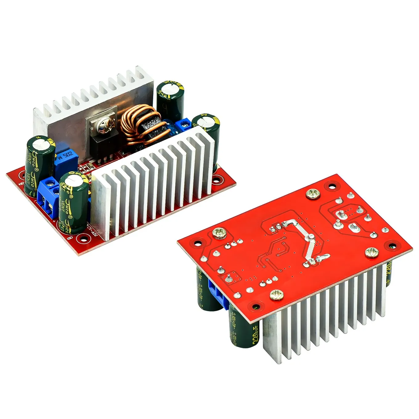 DC 400W 15A Step-up Boost Converter Constant Current Power Supply LED Driver 8.5-50V to 10-60V Voltage Charger Step Up Module |