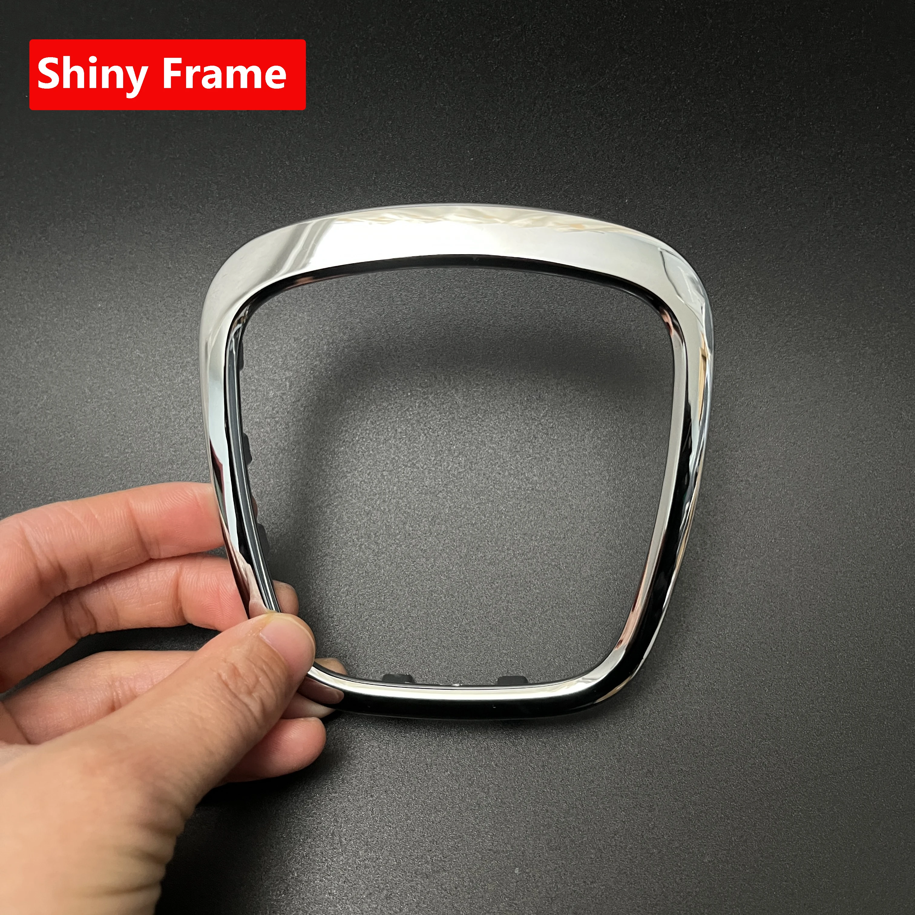 Steering Wheel Cover Chrome Car Trim Cover Replacement For Audi A3 8P S3 A4 B6 B7 B8 A5 A6 C6 Q5 2008-2013