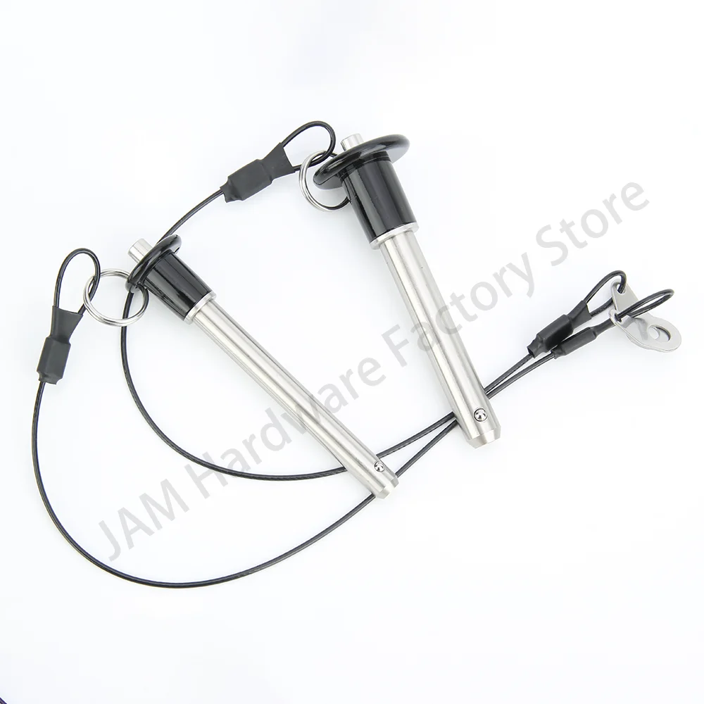 Locating Pins SUS304 Stainless Steel Quick Release Ball Lock Pin Rope