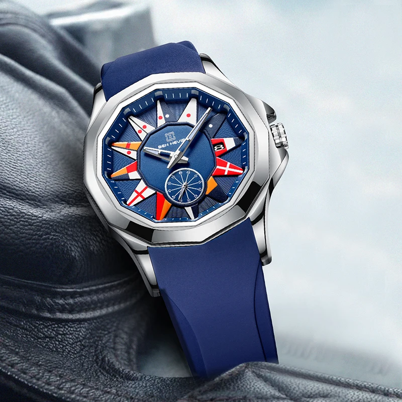 

Men's Leisure Unique Design Watch Sports Glow Pointer Waterproof Watch Clock Timer reloj hombre