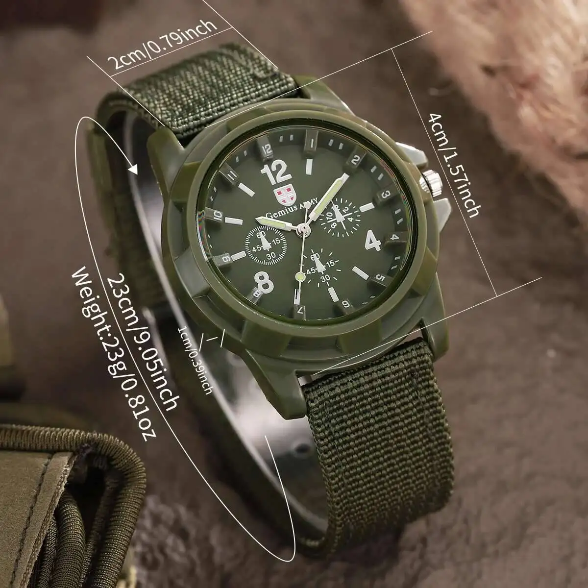 Men Military Watches Casual Nylon Band Mens Sport Quartz Watch Relogio Masculino Reloj Hombre（Without Box）