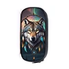 Lion With Crown Paint Pencil Case Snow Wolf / Colorful Tiger Cosmetic Bags For Teenager Pencil Box Women School Cases Supplies 3