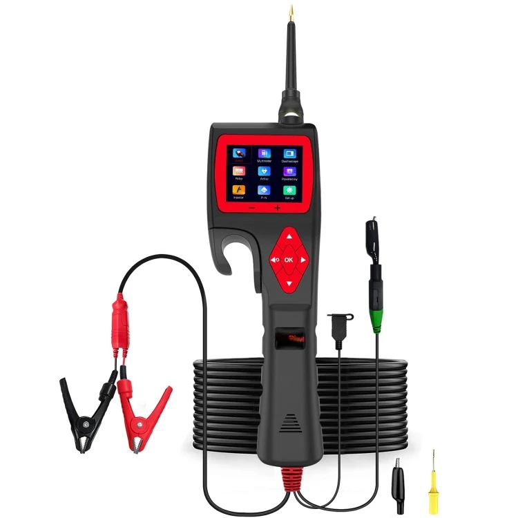 

P200 Power Circuit Probe Kit - Automotive Circuit Tester with 2024 Online Update, 9~30V Voltage Range, Multimeter, Relay Test,