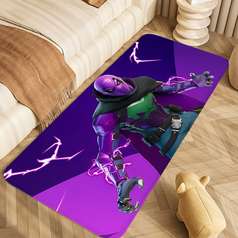 Foot Mat F-Fortnites Washable Non-slip Kitchen Rug Funny Doormat Entrance Door Bath Living Room Carpet Useful Things for Home 3