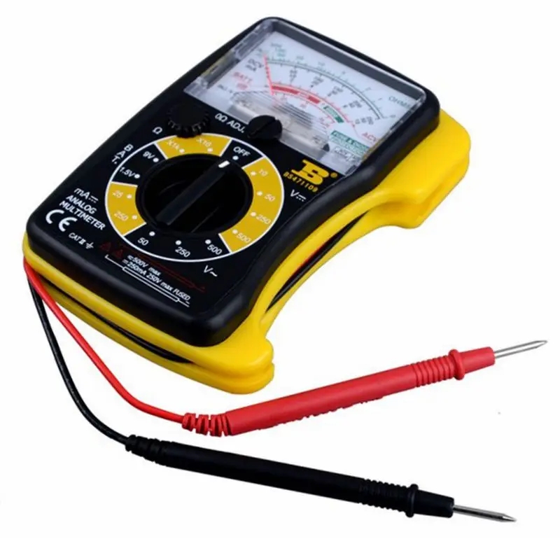 Bosi Bs471109 Analog Multimeter,mini Portable Card Type Multimeter. Home And Student Applicable