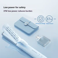 Lisseur de cheveux 3-en-1 interchangeable à air froid, peigne coiffant, fer à boucler rapide, chauffage rapide, ions négatifs, portable 4