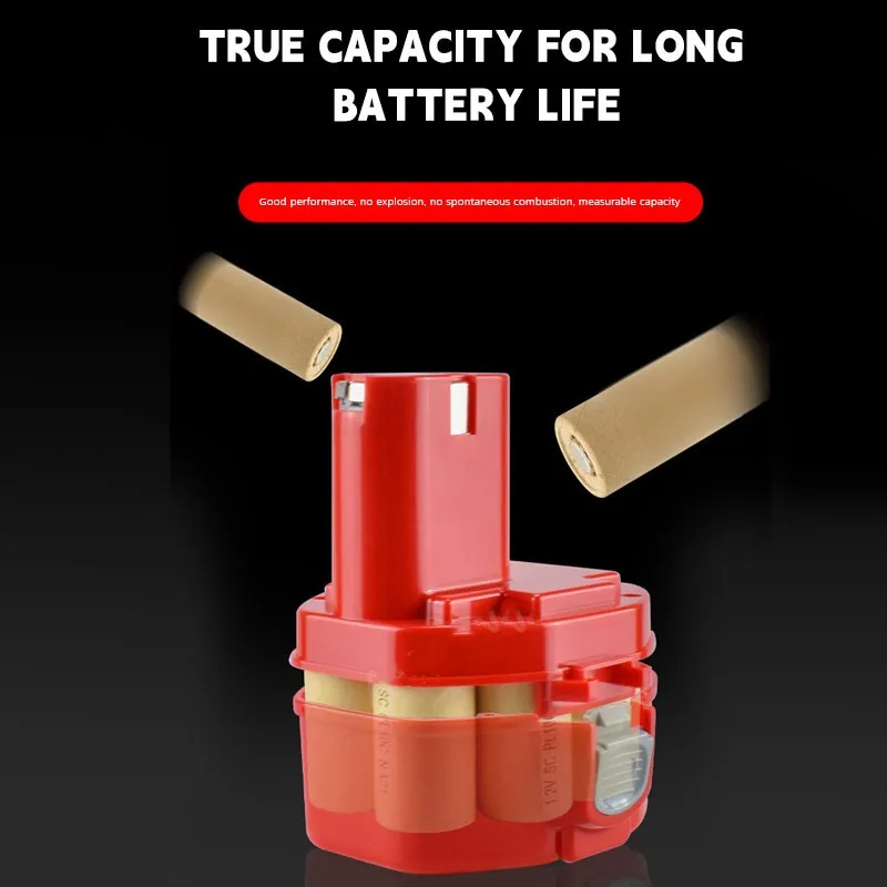 

Перезаряжаемый аккумулятор для Makita 14,4 В, аккумулятор 4800 мАч Ni-MH PA14 1422 1433 1420 192600-1 6281D 6280D 6337D