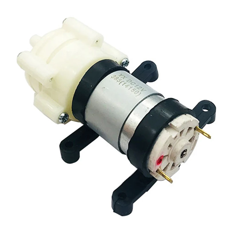 12V DC R385 Mini Aquarium Pump Fish Tank Motor for Diaphragm Pump Water AIR Max Suction 2m