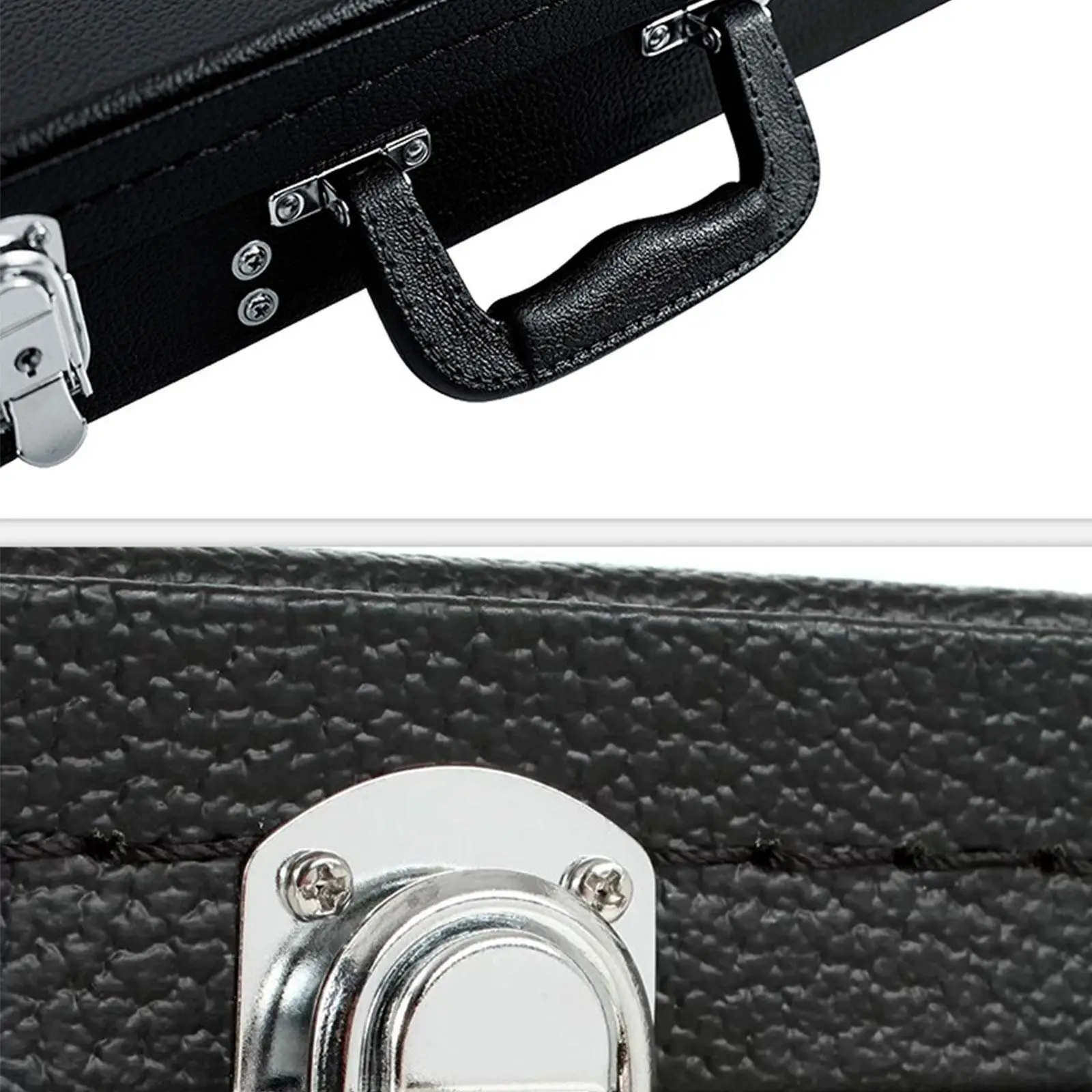 Electric Guitar Bag Rounded Corner PU Leather Thick Padding Dustproof Padded Guitar Case Electric Case for Accessories