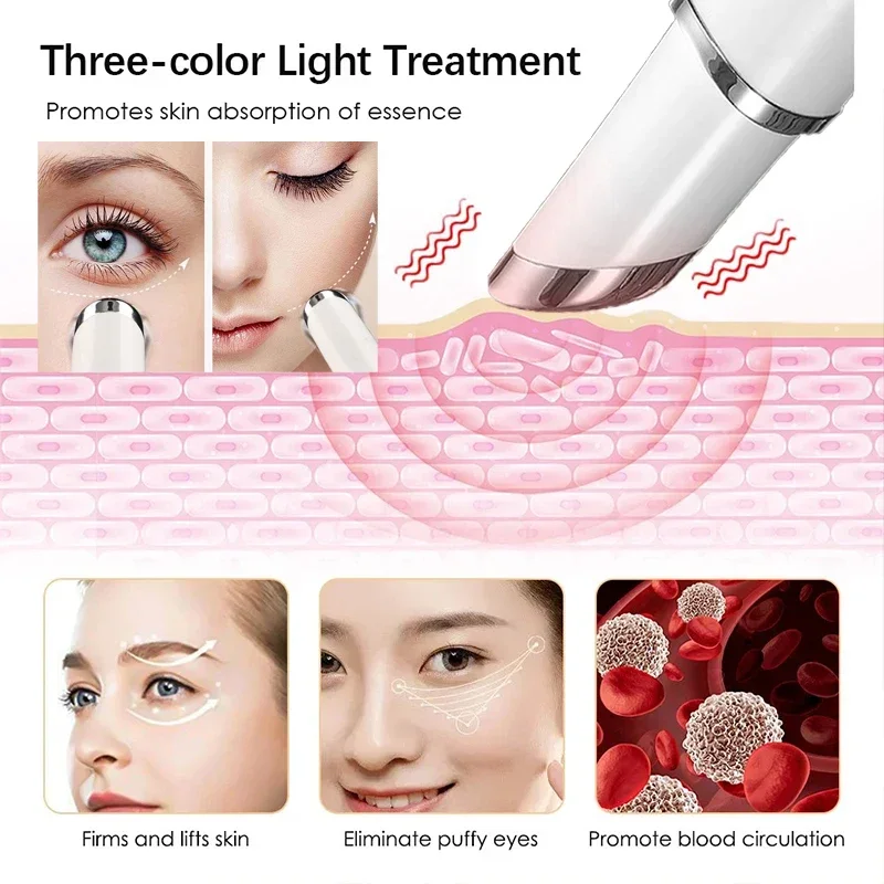 Thermal Eye Beauty Devices Fade Black Circle Anti Wrinkle Beauty Pen Eye Cream Introduction 42 &deg; Vibration Massage Tools eye massager