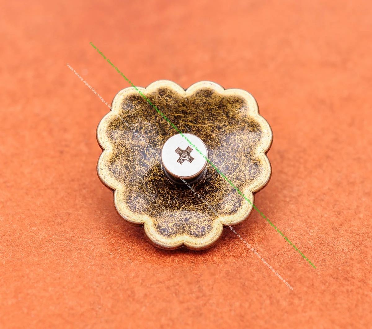10 stücke 27mm antike Messing Blumen geschnitzt süße Liebe Herz westlichen Sattel Holster Leder Handwerk Gürtel Handtasche Conchos Screw back – Detail 21