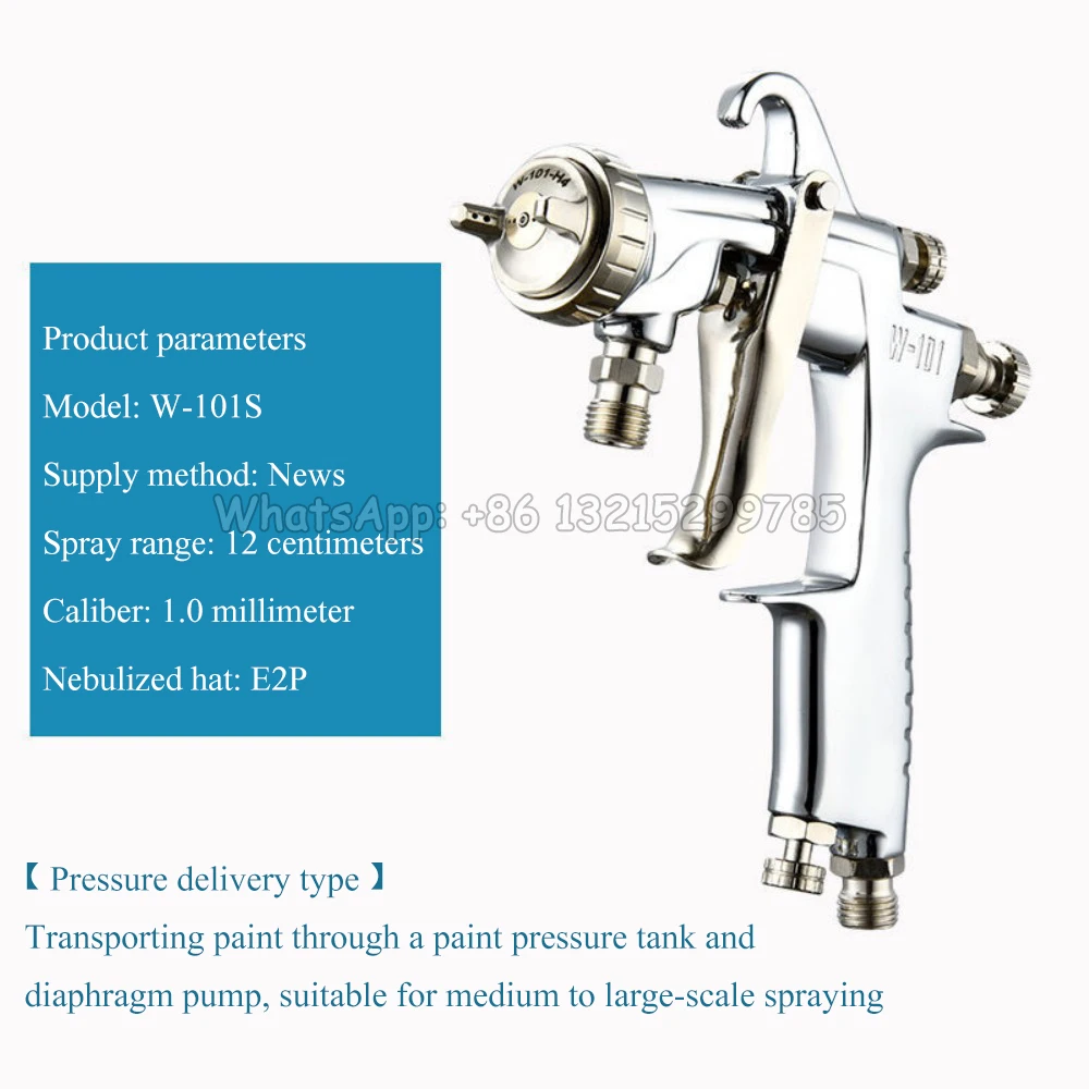 W-101 Spray Paint Spray Gun Automotive Furniture Wood High Atomization  Topcoat Spray Gun Formaldehyde Removal Spray Gun - AliExpress, image size:1000x1000