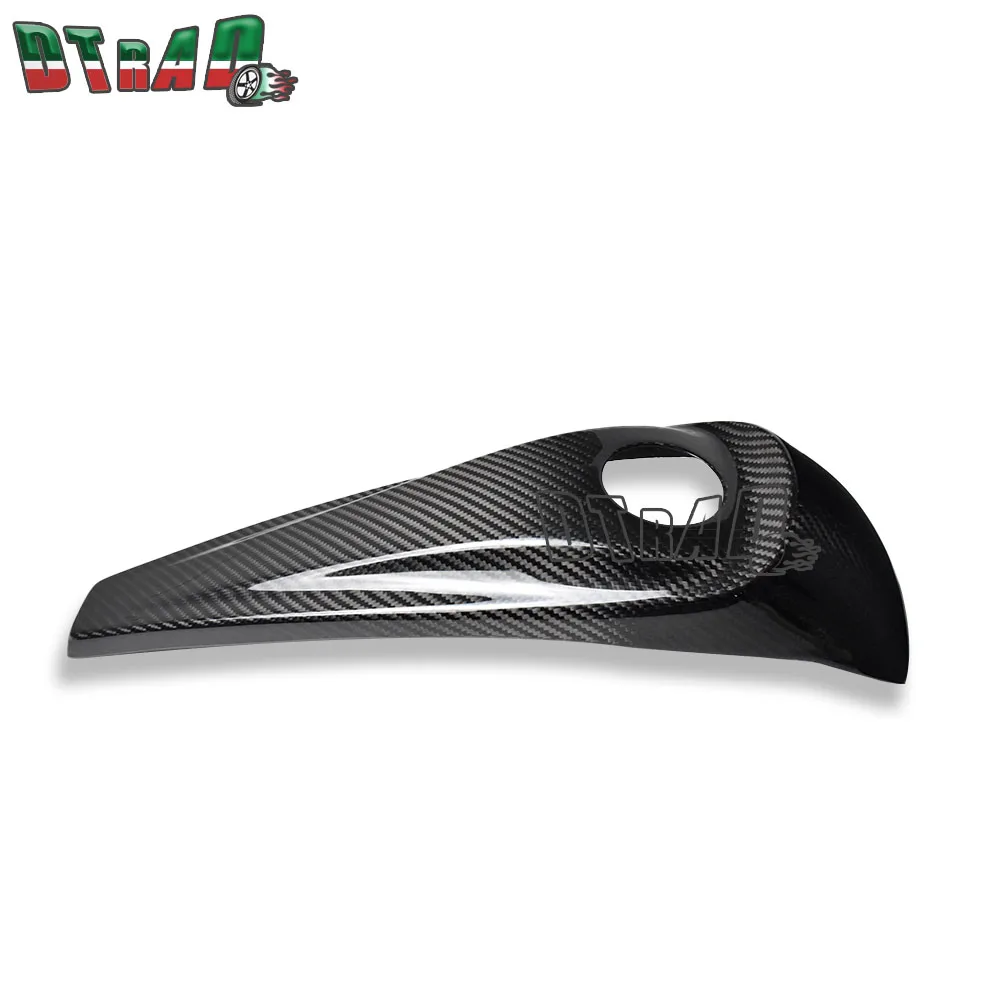 Motorcycle Twill Carbon Fiber Dash Fuel Console Gas Tank Cap Cover For Harley Touring CVO Electra Road Street Glide 08-22