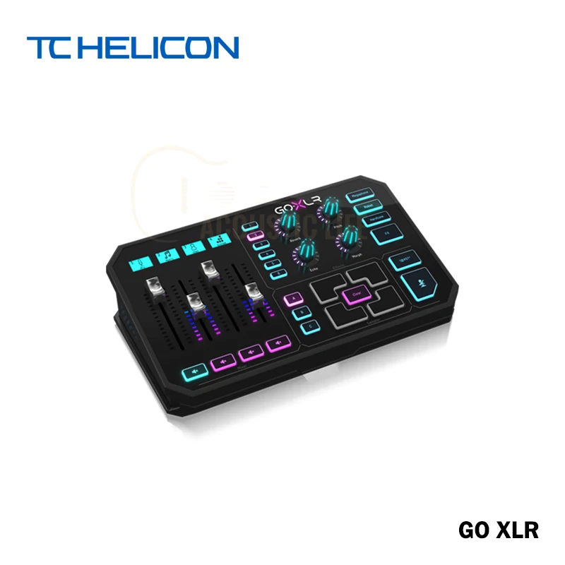 Tc-Helicon Go Xlr Interfaccia Audio Usb All-In-One Piattaforma Di Diffusione Online Innovativa Con Faders Motorizzati Mixer A 4 Canali