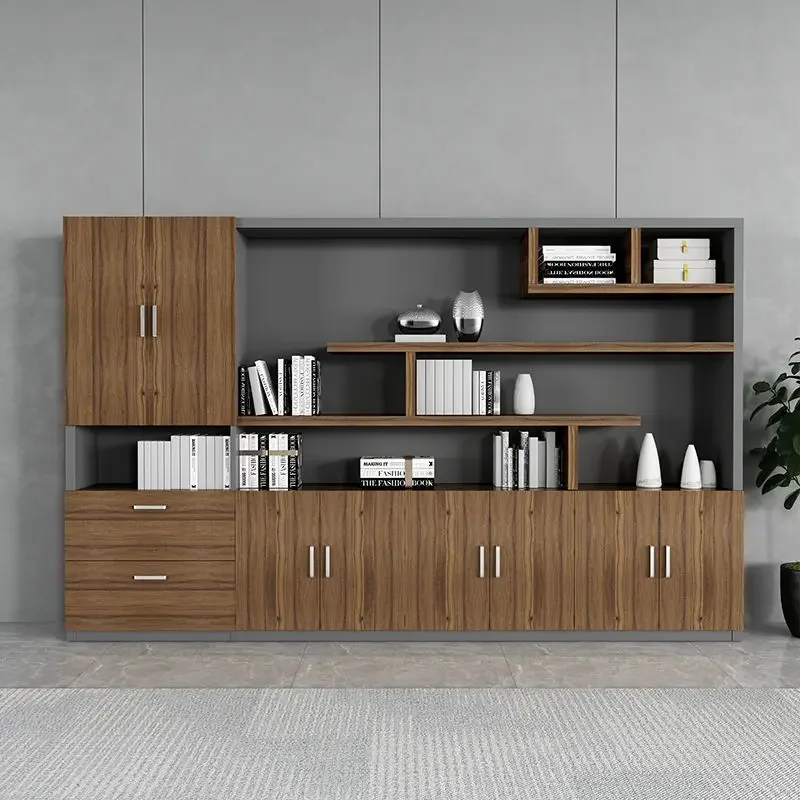 Compact Open Filing Cabinet Storage Nordic Modern Tall Office Cupboards Rangement Stand Comodas Con Cajones Modular Furniture