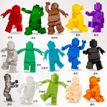 1 pz fai da te per bambini giocattoli da costruzione in plastica combinazione action figure blocchi accessori compatibili giocattolo