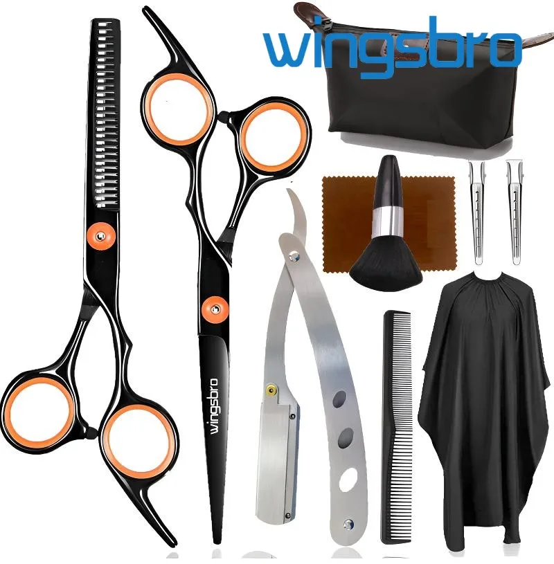 Professional Hairdressing Scissors Set with Thinning Shears