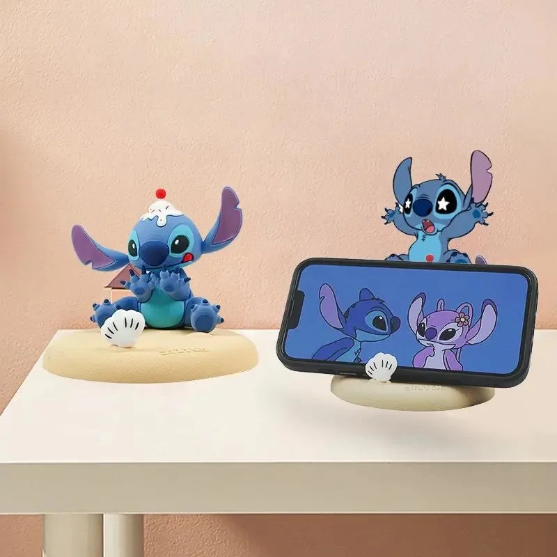 

Disney Lilo & Stitch Creative Desktop Tablet Cell Phone Holder Stitch Desktop Decoration Cell Phone Accessories Boys Girls Gift
