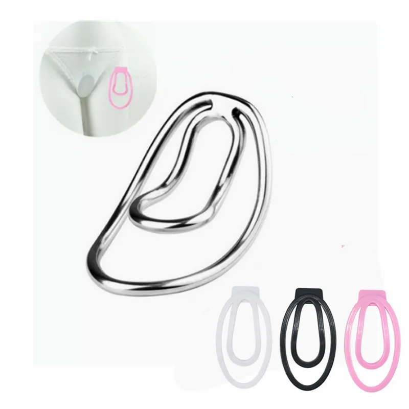 Male Metal Chastity Training Clip Lock Cage Penis Chastity Cage Chastity Lock Sex Toy