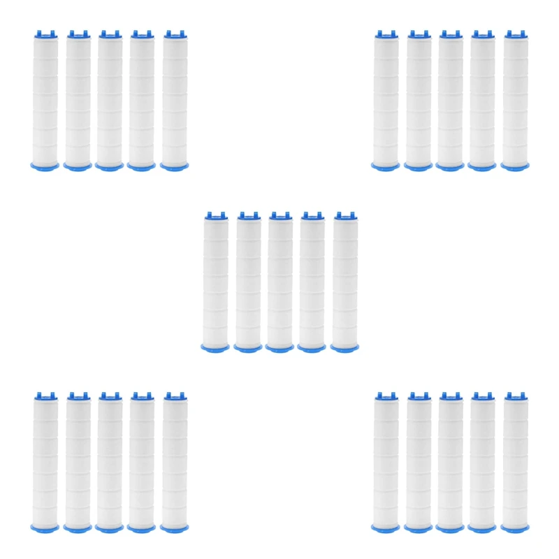 

25 Piece Hand Shower Filter Core Bathroom Bathtub Shower Filter Core Water Purifier