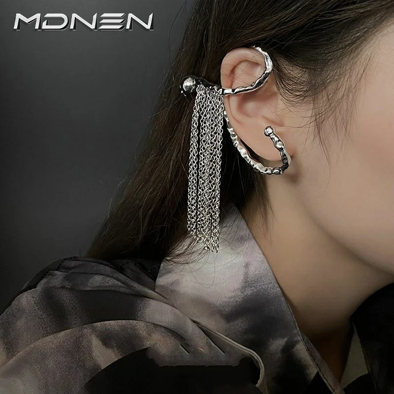 

2024 New Irregular Fringe Ear Clip Cyberpunk Style Men's And Women's Jewelry Party Gift