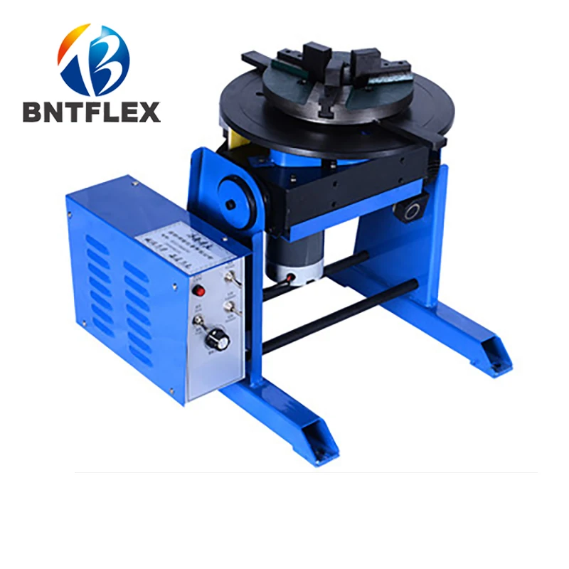 Standard type 30kg horizontal loading weight automatic circular seam flange welding machine turntable, automatic positioner