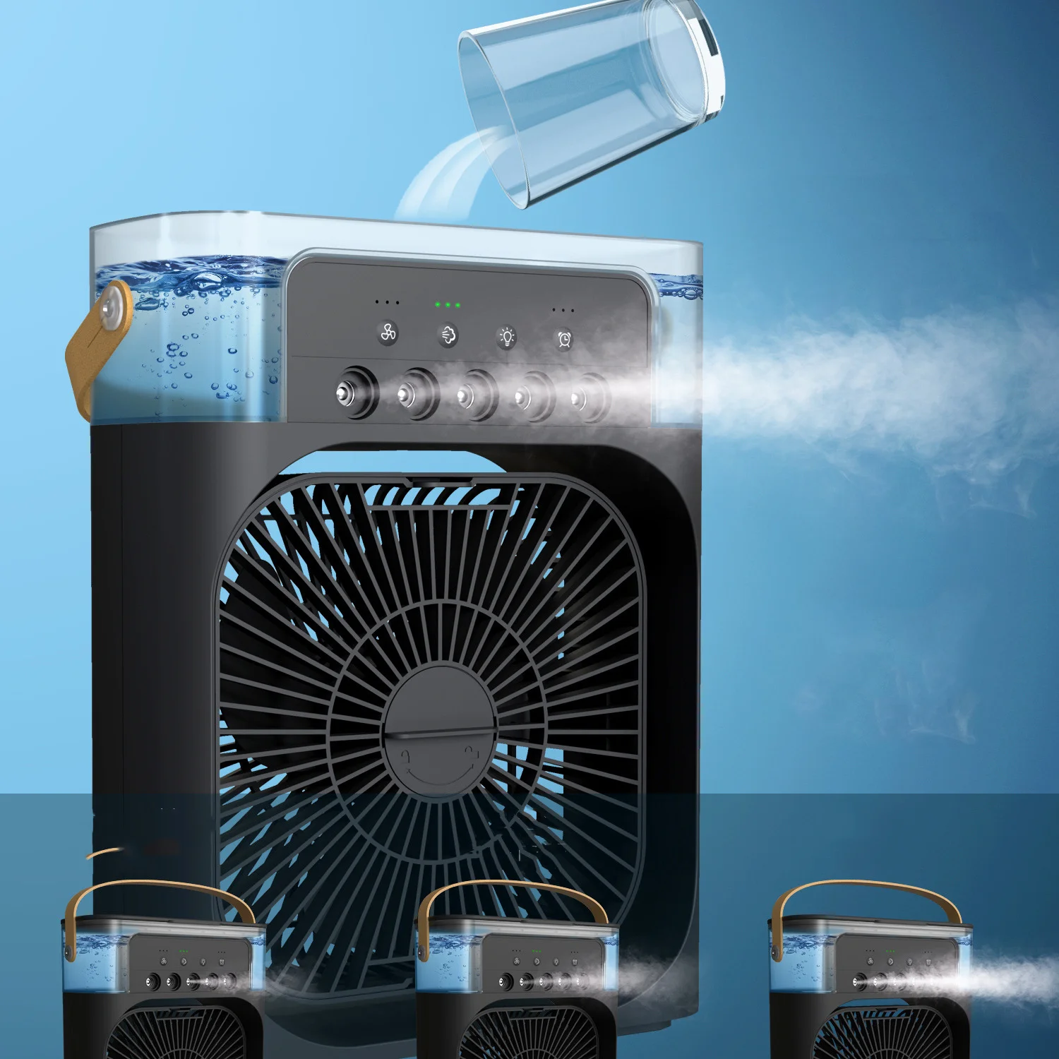 3In1AirHumidifierCoolingUSBFanLEDNightLightWaterMistFun