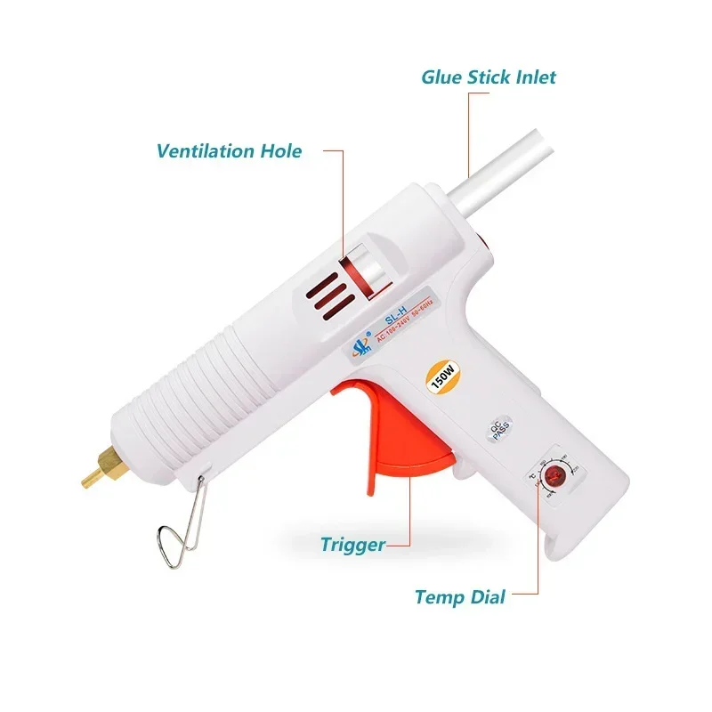 

Glue 11mm Tool Hot Stick 80 Gun Gun Pcs High Graft Heat Adjustable Melt Glue Repair For Glue Gun 1 Temperature