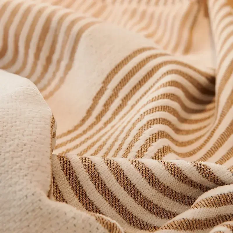 Nordic Tassel Throw Blanket Single Full Four Season Cotton Sofa Cover Dust Anti cat Scratch Protection Cover Sofa Blanket Carpet