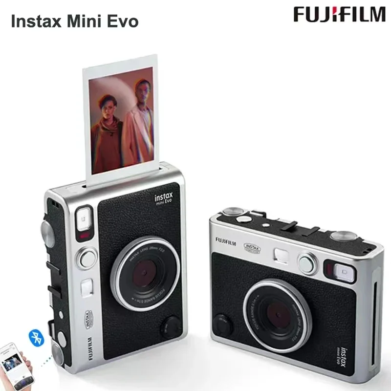  Fujifilm Instax Mini EVO Cámara Instantánea - Marrón :  Electrónica