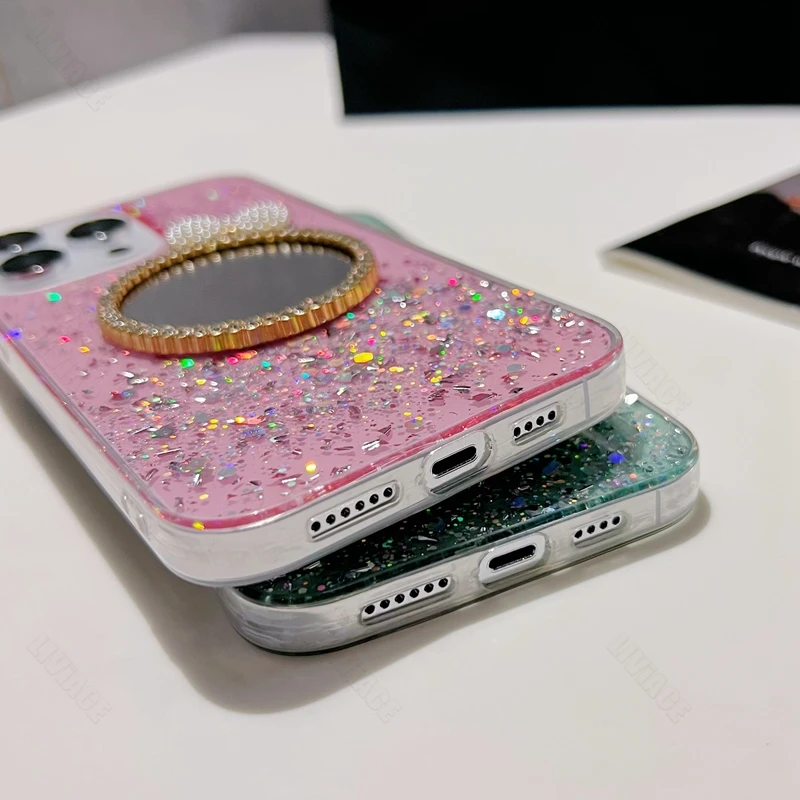Coque de téléphone à paillettes miroir Quicksand, étui pour Huawei P50 P30 P20 P10 P9 Lite 4G 5G P40 Pro P Smart Plus Z 2019 2020_voghion.com