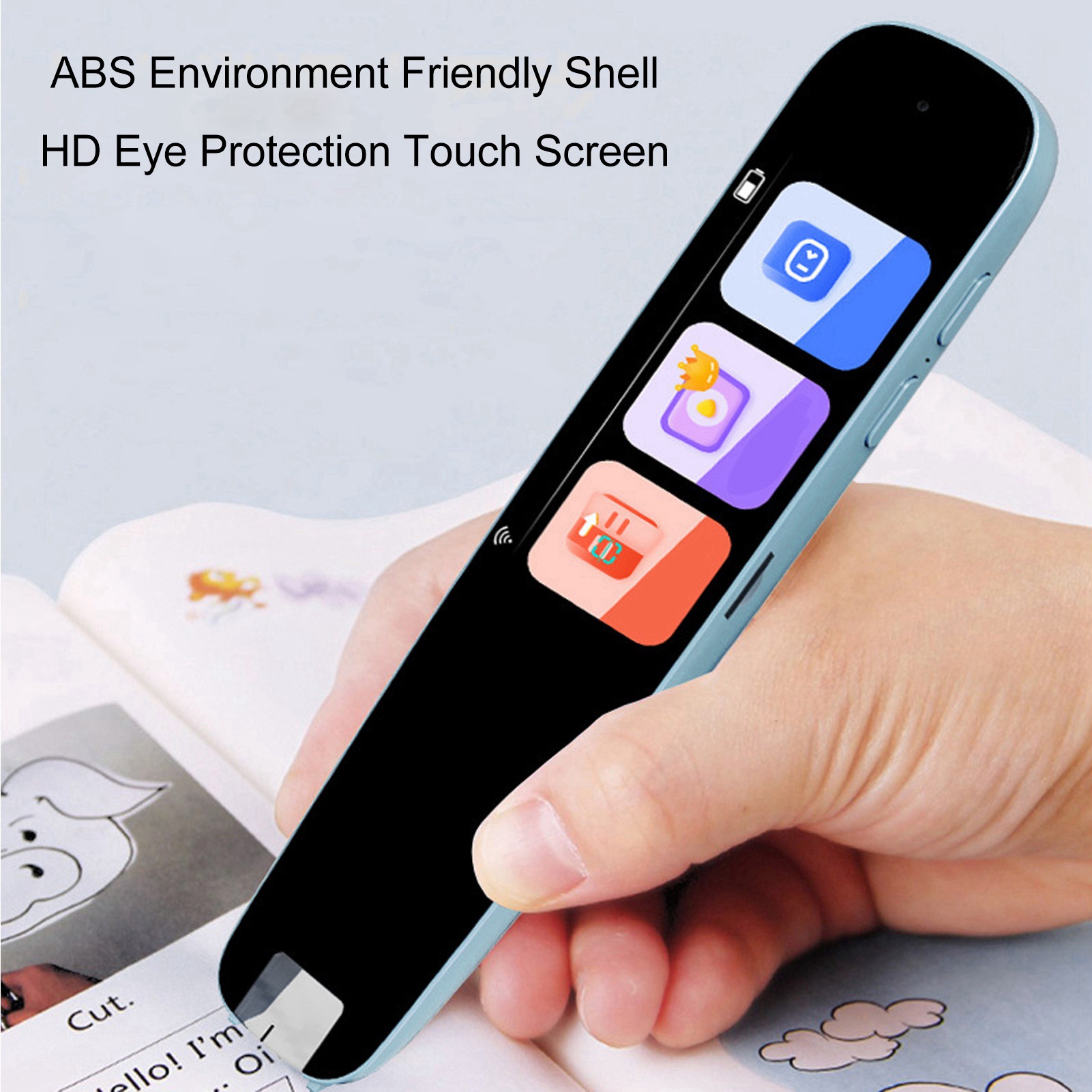 Language Scanner Pen Smart Scanner Pen Language Translator Electronic Dictionary English Learning Scanning Pen Built in Battery