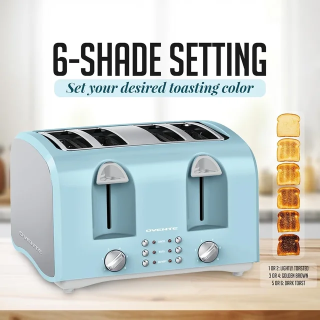 4-Slice Wide Slot Toaster 5
