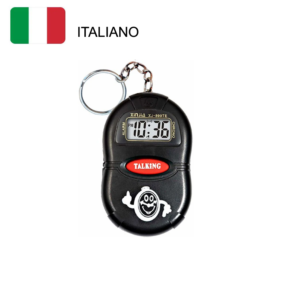 A Talking Clock that Speaking the Time. Digital Alarm Clock for the Blind, Elders or Children. Time 