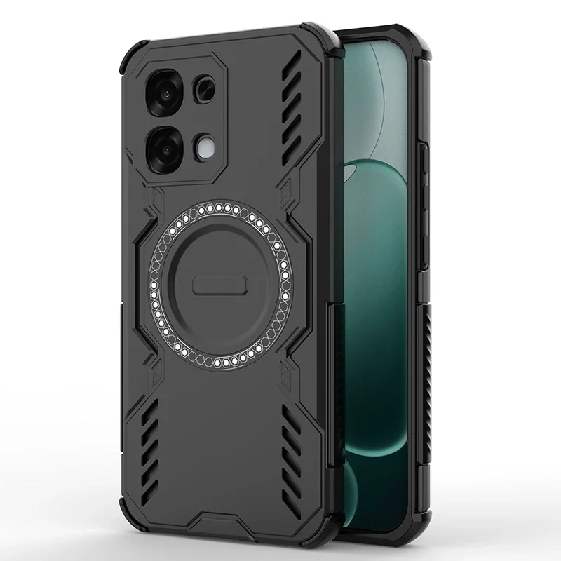 Luxurious Rugged Armor Magnetic Shockproof Phone Case
