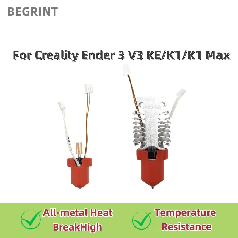 High-Temperature Ceramic Nozzle Extruder Hotend Kit