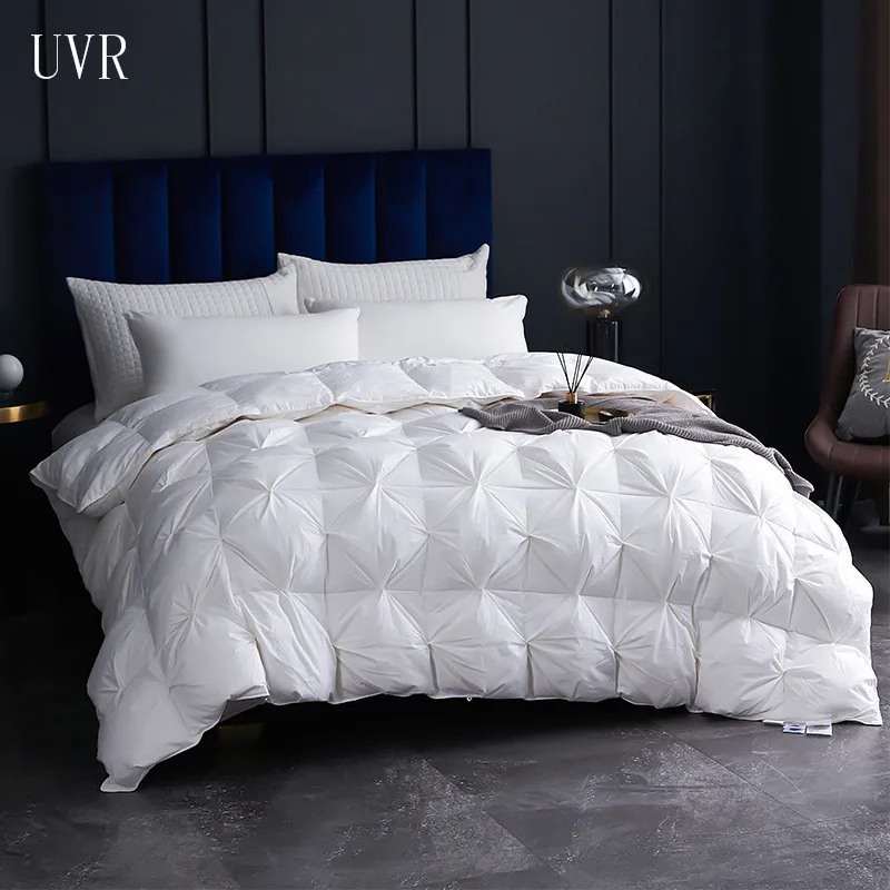 

UVR 100% Thickened Warm Comforter Comforter Cozy Bedding Winter Luxury Blanket Comforter Set King Size Double Bed Full Size