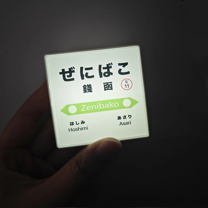 Creative Miniature Light Sign Tourist Souvenir Lawson Fridge