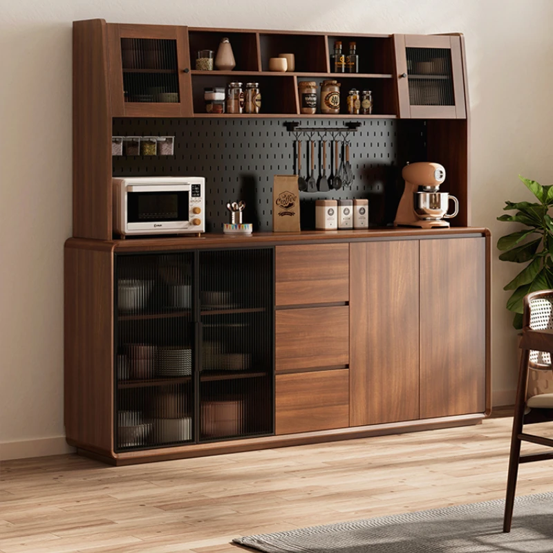 High Quality Shelves Sideboard Decorate Cupboard Modern Design Kitchen Cabinet Auxiliary Table Armarios De Cocina Home Furniture
