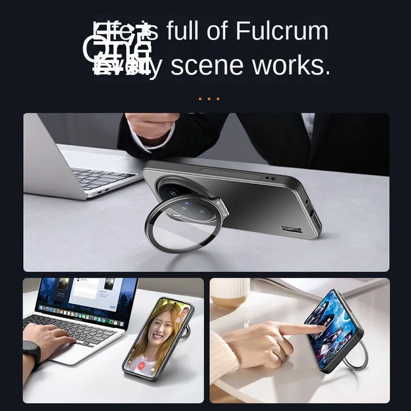 Fully Enveloped Retractable Glass Lens Holder Protective Acrylic Case