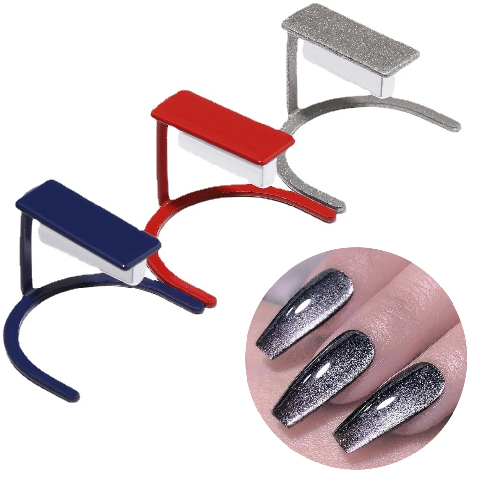 3D Cat Eyes Magnet U-Shaped Stand DIY Nail Art Manicure Accessories Tools magnetic nail art tools cat eye nail tool magnetic nail tools nail care tools