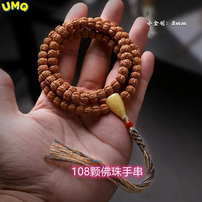 108-indonesiano-little-vajra-bodhi-hand-strings-nanhong-honey-wax-bracciale-vintage-bracciale-da-preghiera-per-uomo-e-donna