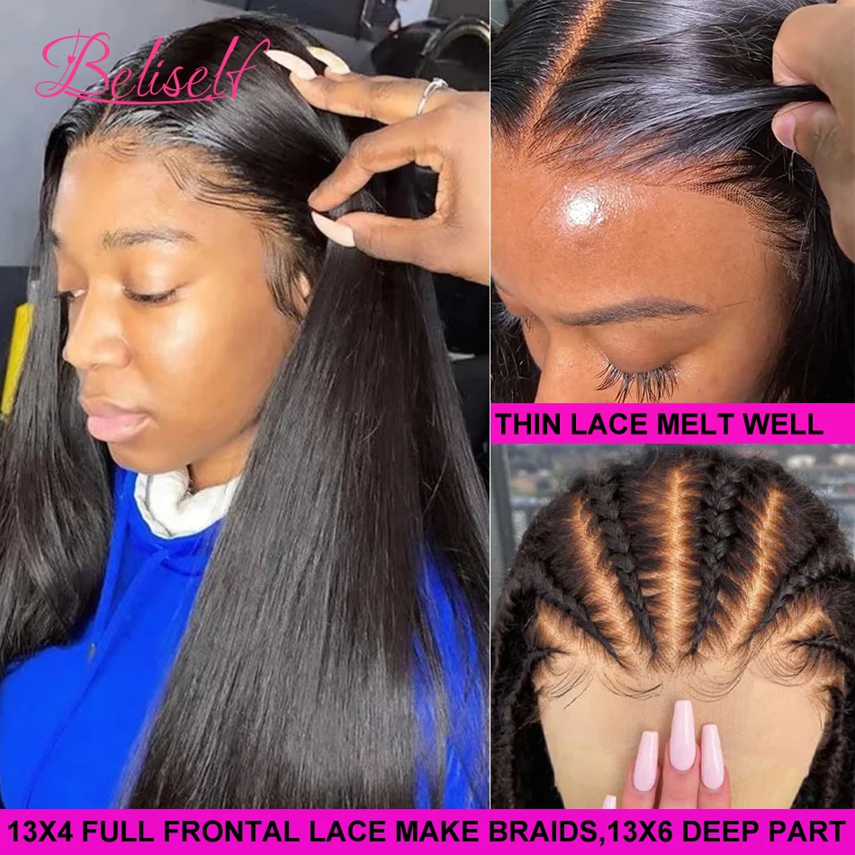 Natural HD Lace Front Closure Straight Curly 4X4 5X5 13X4 13X6 Naturel HD Lace  Frontal Closures and Frontals - China HD Lace Frontal and Closures price