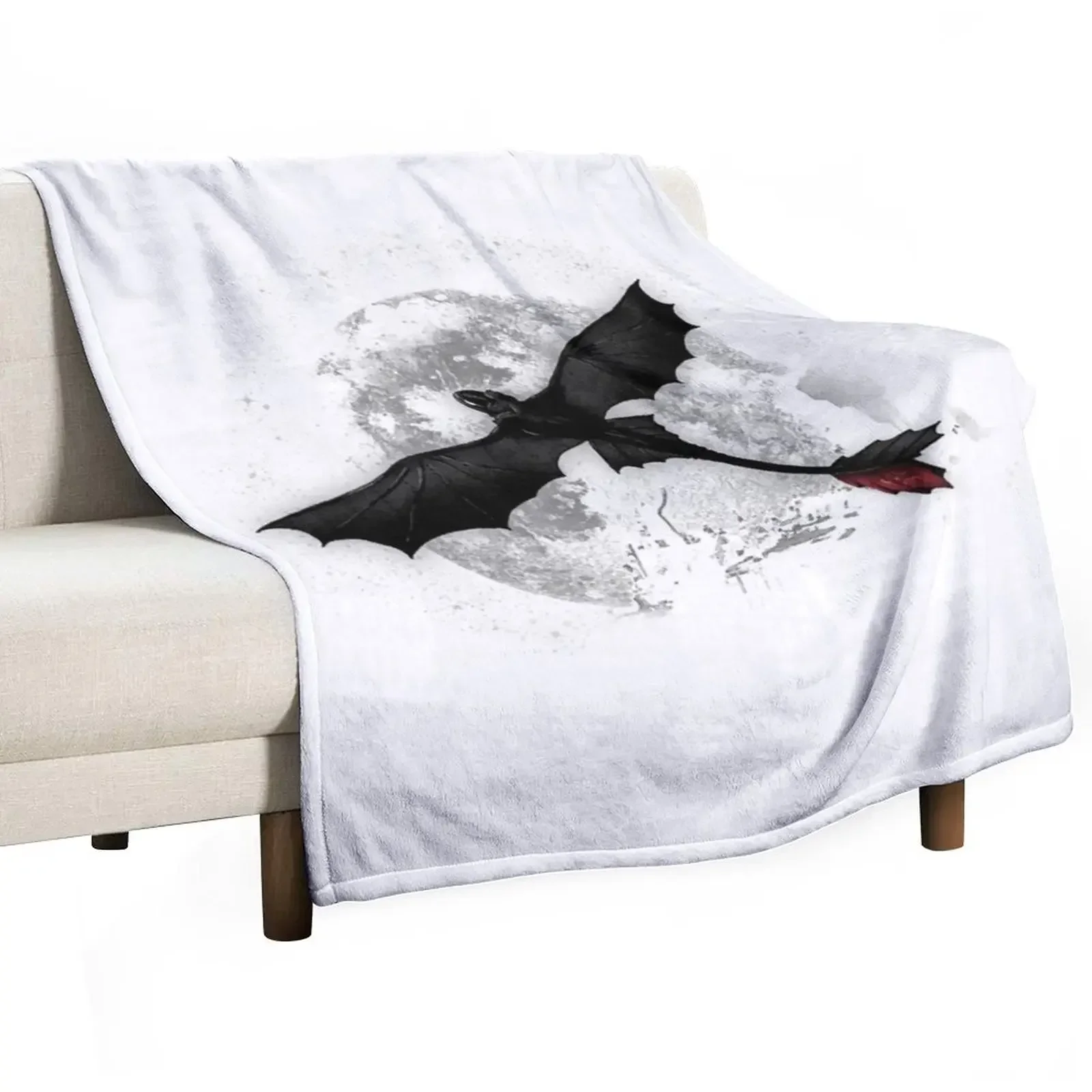 

Moonlight Dragon Rider Throw Blanket Decorative Beds Decoratives Furry Blankets