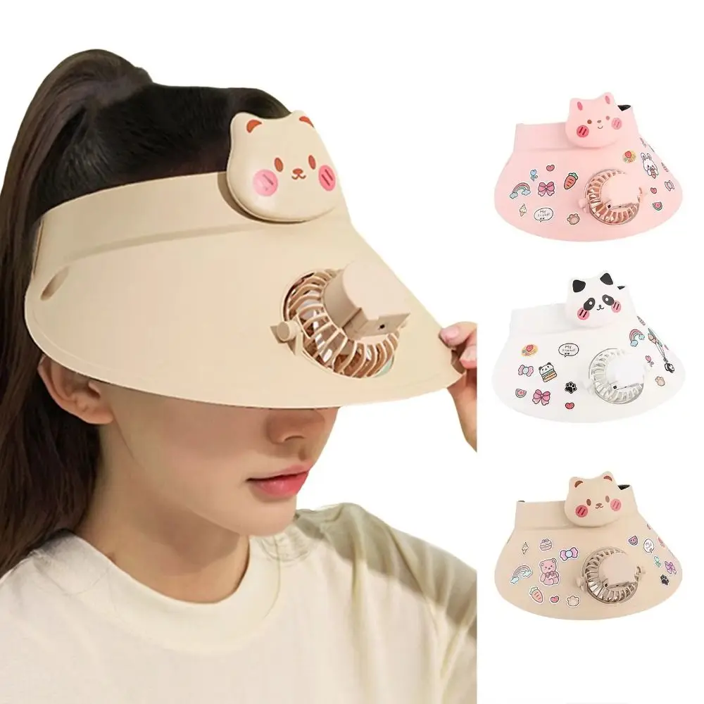 통기성 좋은 여름용 팬 햇, 강풍 차단, 태양열 팬 모자, 넓은 챙, USB/태양열 낚시 모자, 스포츠 모자