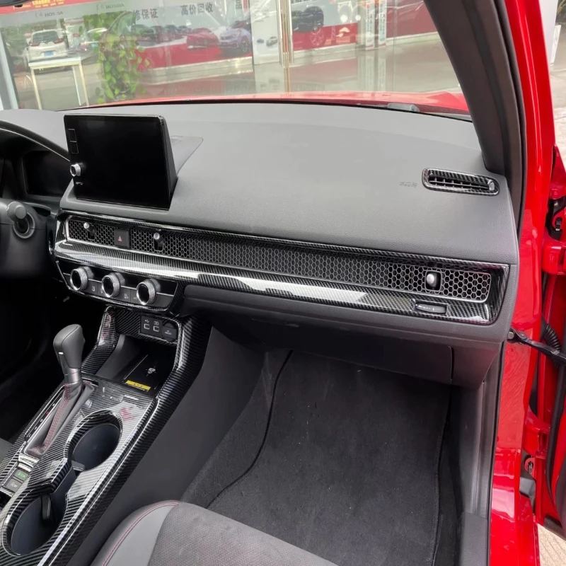 

Наклейка RHD LHD для салона автомобиля Honda Civic 11th Gen 2021 2022 2023 ABS