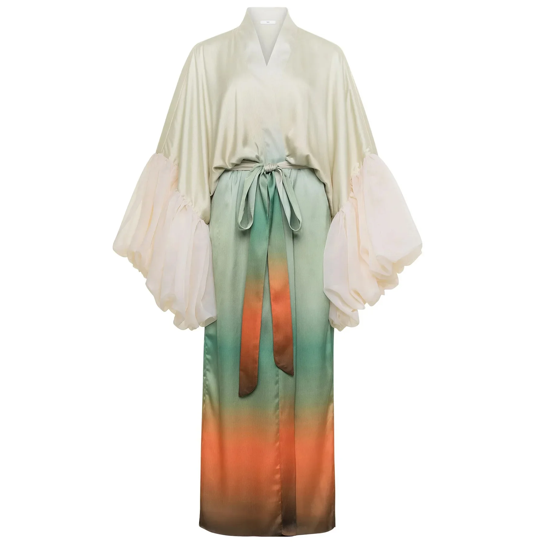 Blue orange gradual change (2)