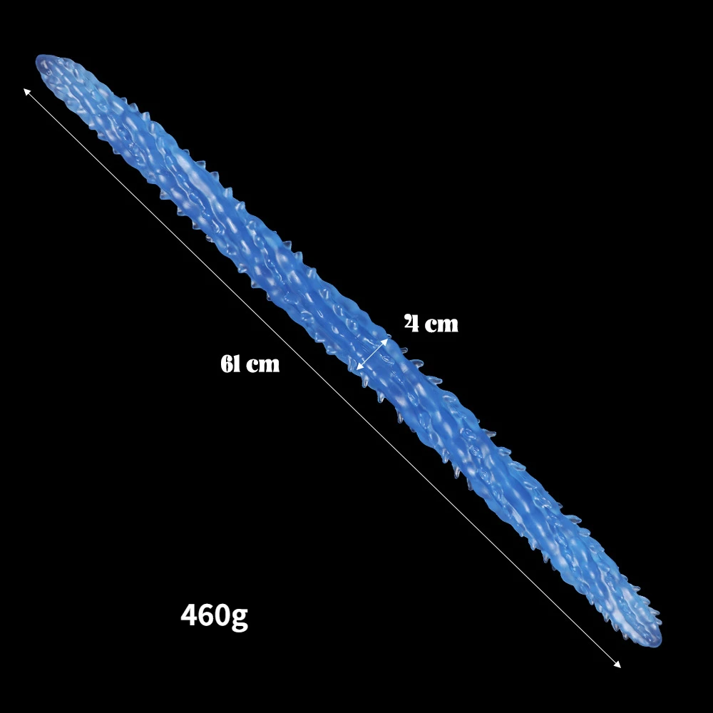 Plug anal super long de 61 cm en PVC avec barbelé, masseur de prostate masculin, dilatateur anal, stimulation_voghion.com