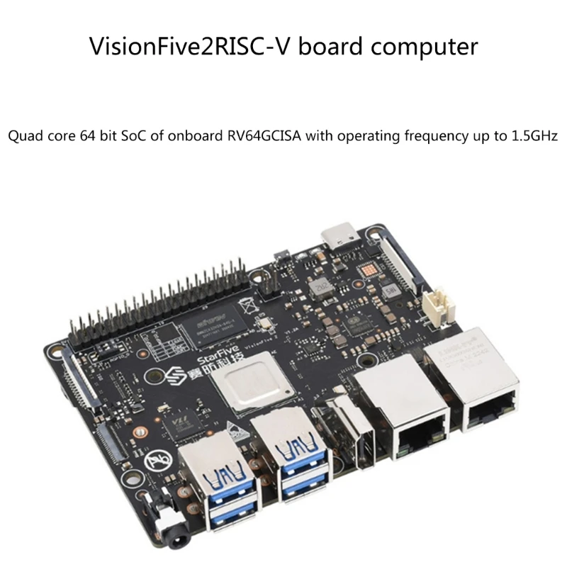 VisionFive2 RISC-V   ǻ 8 Ⱑ Ʈ ޸, 3D gpu   StarFive JH7110 μ,  /